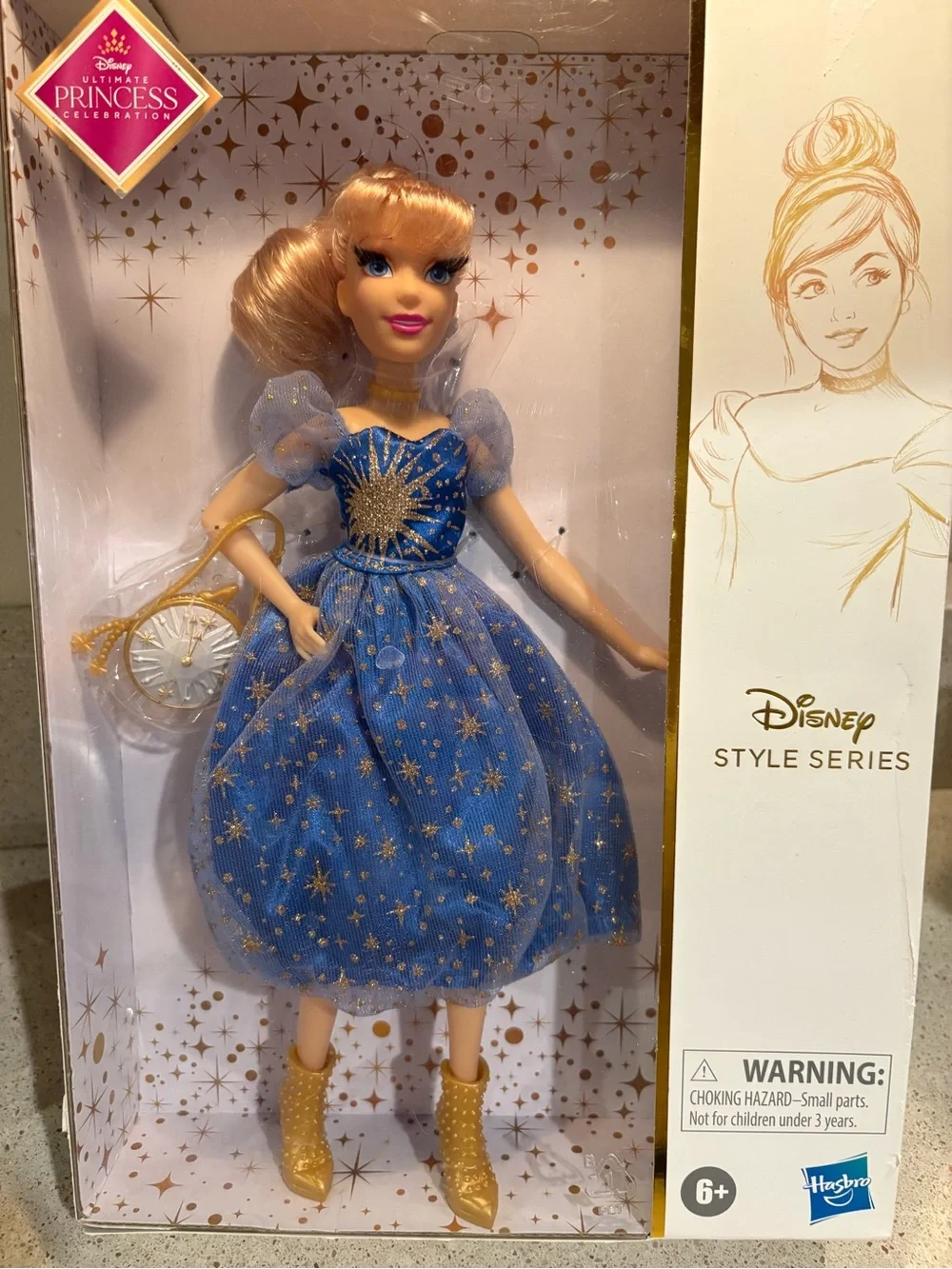 NIB Disney Cinderella Blue & Gold Style Series Doll #11 2021
